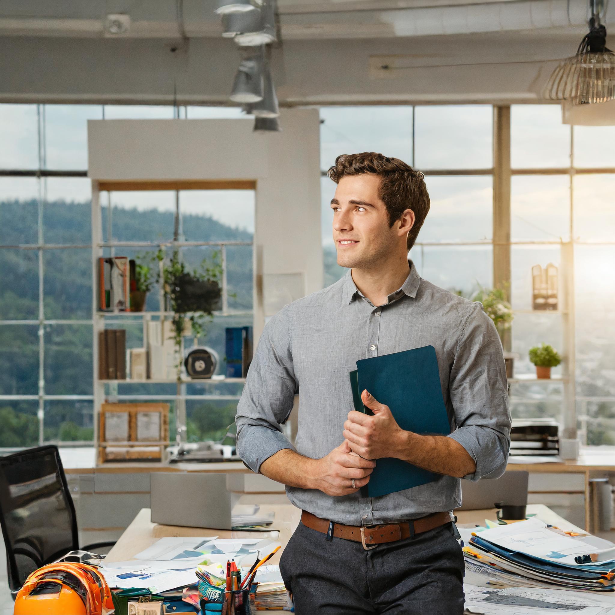 Steuerberater bei der Arbeit mit Klienten
